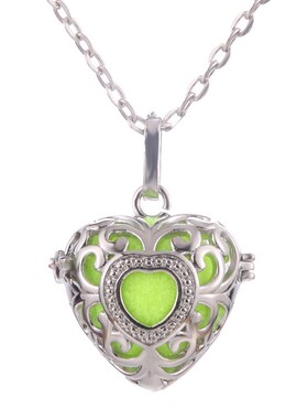 Mexico Chime Heart Music Angel  Caller Perfume Locket Pendan