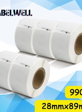 5rolls 99010 28mm*89mm Compatible for Dymo LabelWriter 450/4