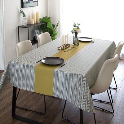 TablecloTh cafe Table maT cloTh waTerproof Table linen cover