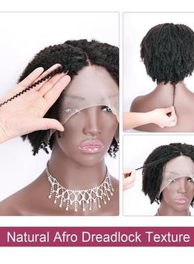 afro curl bob wig lace parting lace wig 14inch kinky curly n