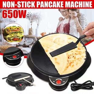 220V Pancake Maker Crepe Machine Non- Griddle Baking Pan Hou