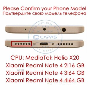 Original For Xiaomi Redmi Note 4 Mediatek Rear Housing Metal