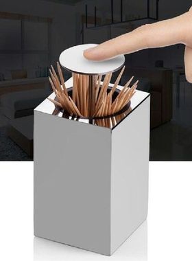 Tempat Tusuk Gigi Baja Tahan Karat Tahan Lama Portabel