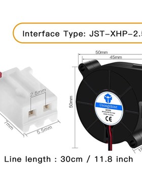 3D printer Fan 5015 Air blower  5V 12V 24V ltra-quiet Oil Be