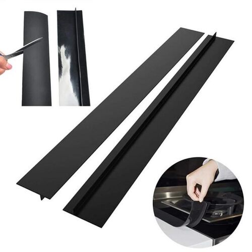 2Pcs Kitchen Silicone Stove Counter Gap Cover Flexible Heat