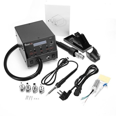 Durable 2 in 1 Hot Air Rework Soldering Iron Station 800W wi