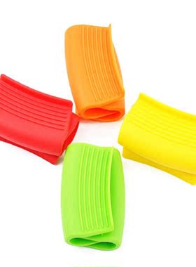 2PC Oven Mini Gloves Silicone Heatproof Anti-scalding Gloves