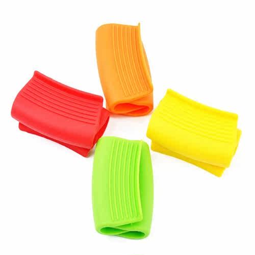 2PC Oven Mini Gloves Silicone Heatproof Anti-scalding Gloves
