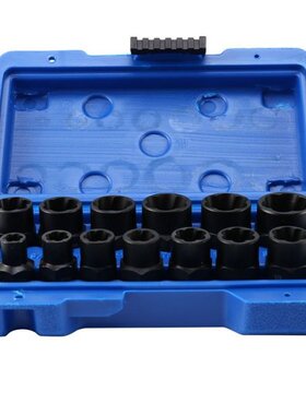 13Pcs Damaged Bolt Nut Screw Remover Extractor Removal Set N