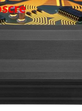 54x145x150mm Black Aluminum Printed Circuit Board Box Split