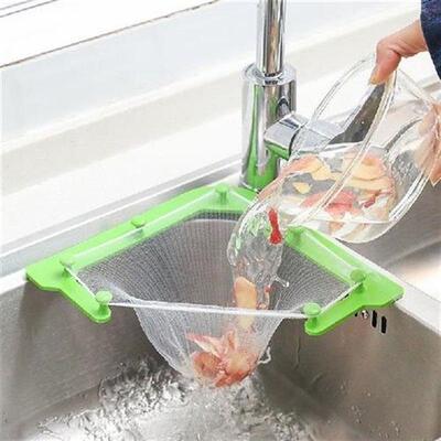 Kitchen Triangle Sink Filter Drainage Rack Strainer