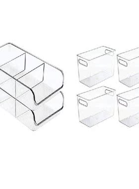 6 Pcs Food Packet Kitchen Storage Organizer Bin With