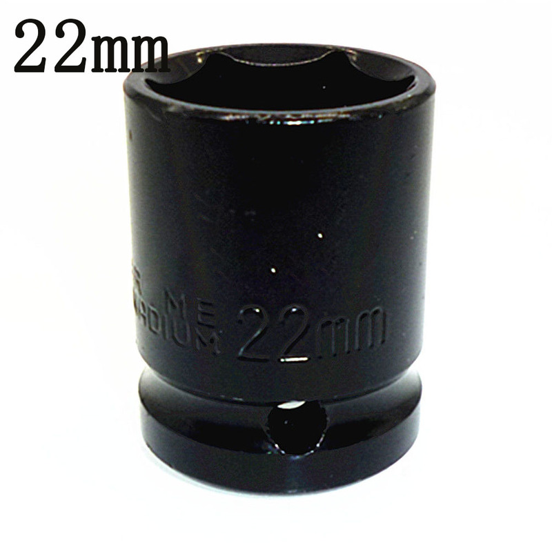 kstn88 Excellent112 21/22/24/27mm Impact Socket, 1/2 Square