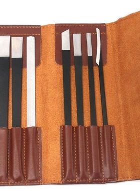 1Set HRC65 Leather Skiving Knife DIY Leather Craft Cutting
