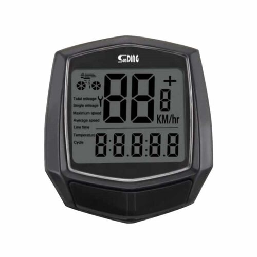 Waterproof bicycle speedometer wired sensor odometer car spe