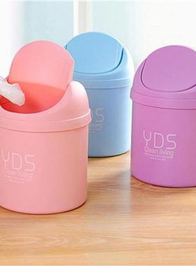 Mini Waste Bin Desktop Home Garbage Basket Table Trash Can
