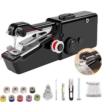 1Pc Portable Mini Sewing Machines Needlework Cordless