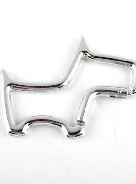 Silver Scotty Dog Shape Golf Tower Carabina Clip Climbing M