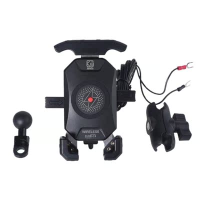 Motorcycle Qi Wireless Phone Mount Charger Plastic Motorcycl