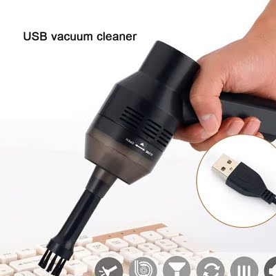 Portable Mini Handheld USB Keyboard Vacuum Cleaner Computer