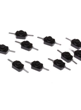 New 10Pcs/Set 1A 30V DC 250V Black Latching On Off Mini Torc