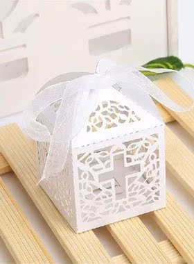 Crossing Candy Dragee Boxes Angel Gift Box for Baby Shower