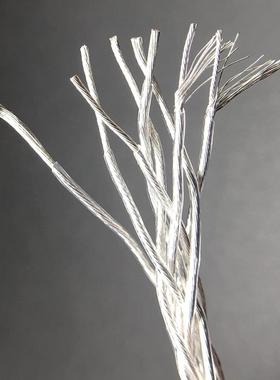 4.4mm Male to Male 8 Core Silver Plated Headphone Adapters