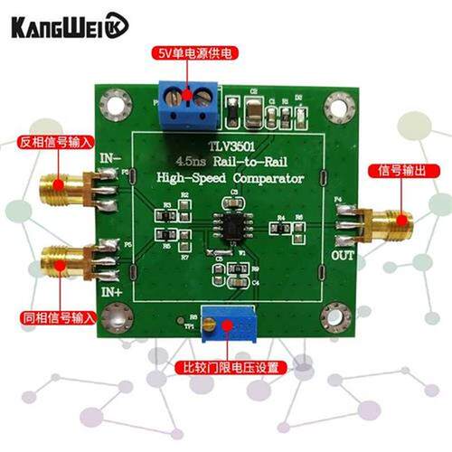 TLV3501 Ultra high speed voltage comparator module Compare w