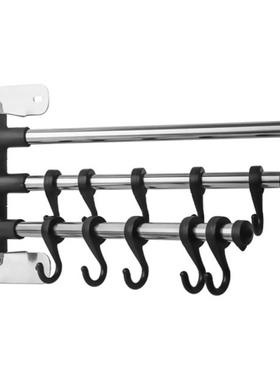 Wall Mounted 3 Tiers Swivel Towel Holder 180 Degree Rotatabl