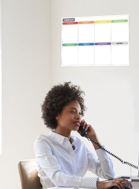 Magnetic Dry Erase Calendar Whiteboard Fridge Magnet Daily M