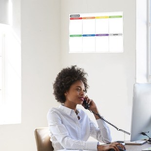 Magnetic Dry Erase Calendar Whiteboard Fridge Magnet Daily M