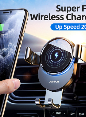 15W Qi Car Phone Holder Wireless Charger Car Mount Intellige