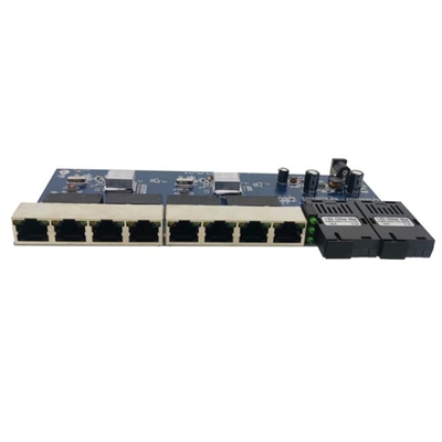 Reverse POE 2G8 RJ45 Gigabit Ethernet Switch Fiber Port SC C