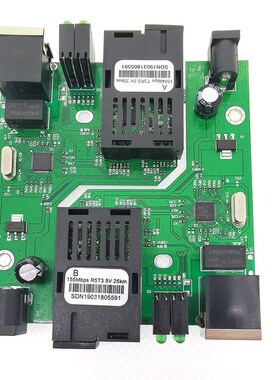 10Pairs 100M Optical Fiber Media Converter Fiber Transceiver