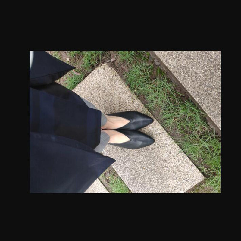 Brand Spring Autumn Woman Soft Leisure Flats Leather Shoes W