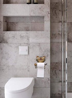 Cat Paper Toilet Towel Stand Holder Cute Design Rack Cat Cas