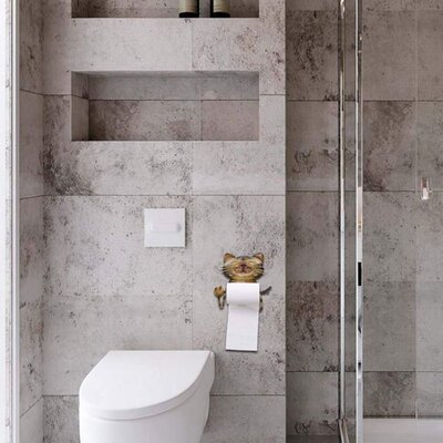 Cat Paper Toilet Towel Stand Holder Cute Design Rack Cat Cas