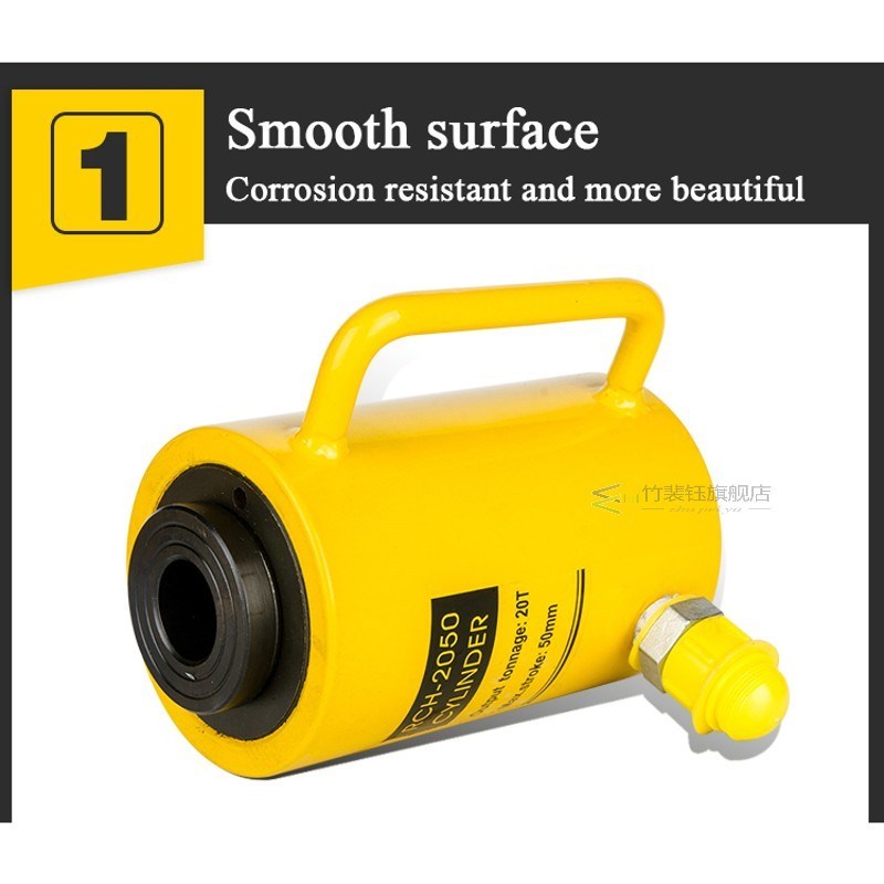 Hollow Hydraulic Cylinder RCH-2050 Hydraulic Jack with Tonna