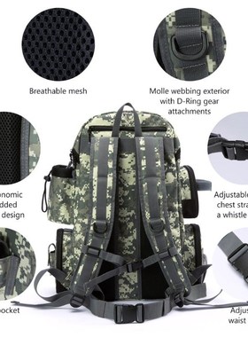 Bassdash Fishing Tackle Backpack Water Resistant Lightweight