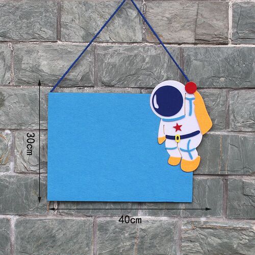 Space star sign hanging ring at the kindergarten regional