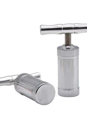 Aluminum Pollen Presser Compressor Press Spice Herb Grinder
