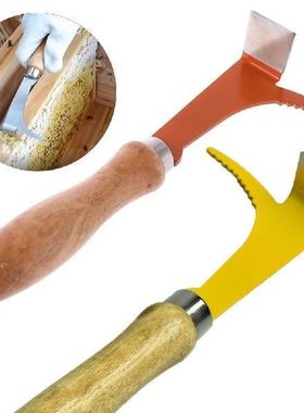 1PCS beekeeping cut honey scraper uncapping fork wooden