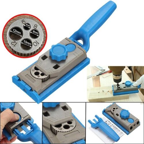 Multi-purpose Round Wood Tenon Locator Drilling Positioner D