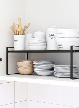 Stainless Steel Kitchen Dish Rack Black Tableware Bowl Fork