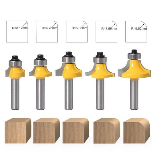 8mm Shank Round Over Router Bit Carbide Carpentry Milling Cu