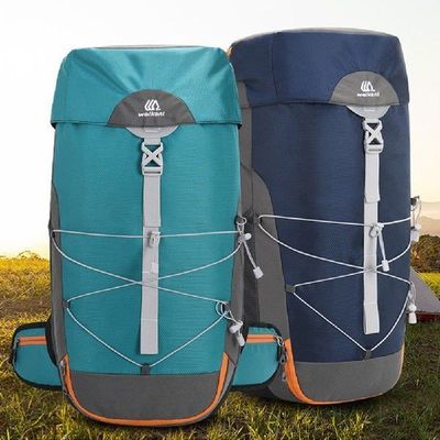 Women Travel Bag Solid Color Retro Denim Nylon Sport Style