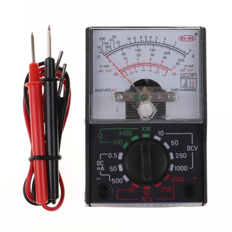 Dc/Ac 250V 1000V Voltmeter 250ma Ammeter Meter Analog Multim