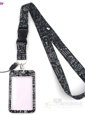 Ransitute R1429 Equation Creative Lanyard Card Holder Studen