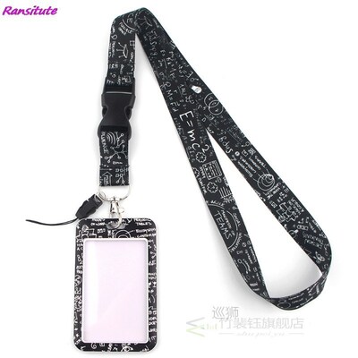 Ransitute R1429 Equation Creative Lanyard Card Holder Studen