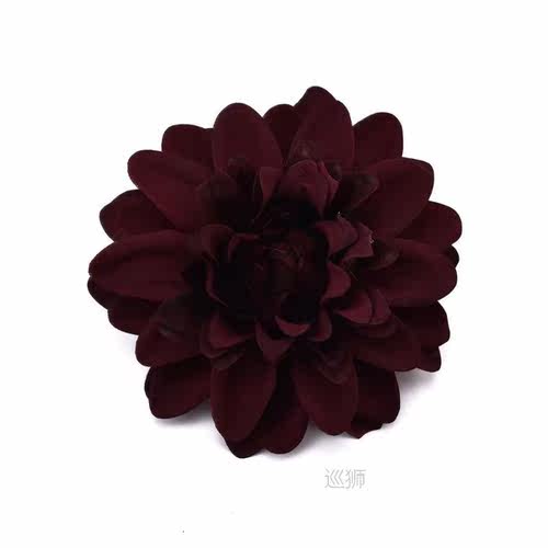 20pcs Dahlia Artificial Silk Flowers Heads For Wedding Decor